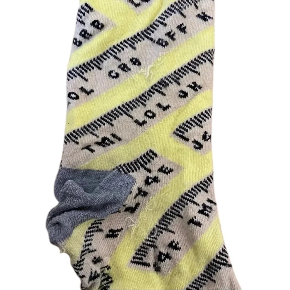 4/$25 Little Miss Matched Girls Knee High Socks Colorful Ruler School One Size